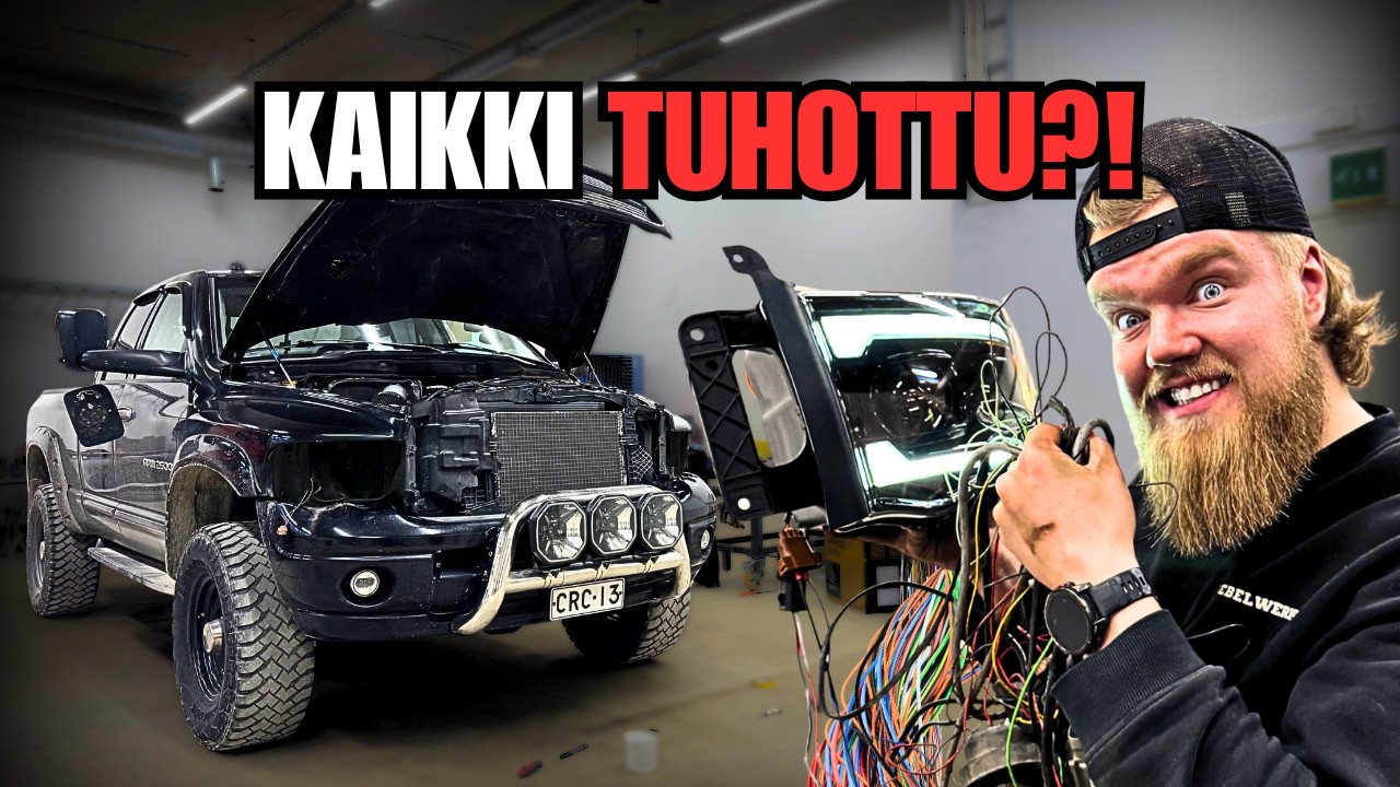 YouTube post by @rebelwerks for Carholics. Caption reads: [...] ja muut Carholicsin tuotteet -20%....