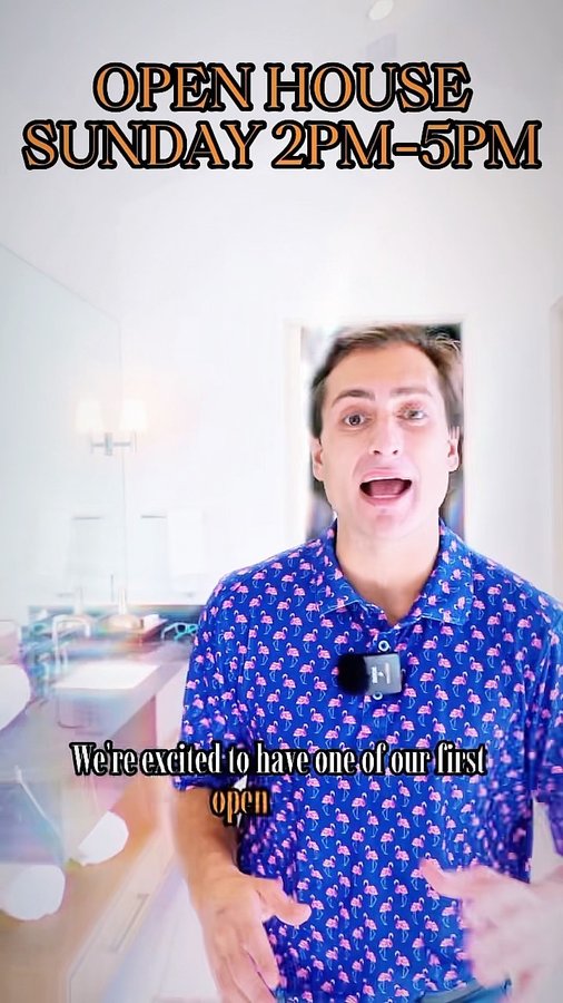 Instagram post by @shappycar for Douglas Elliman. Caption reads: Open House Opportunity this Sunday, October 22nd....