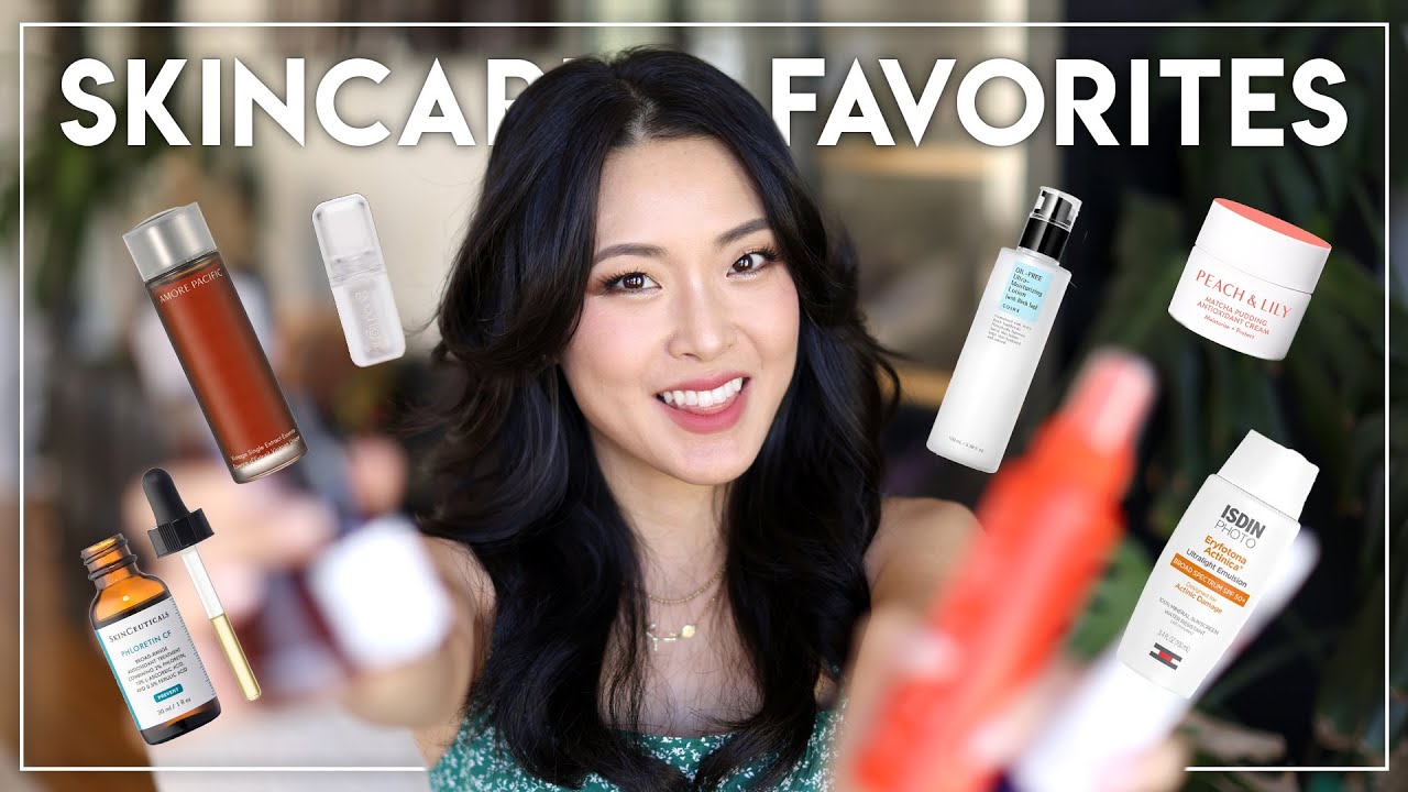 YouTube post by @frmheadtotoe for Force of Nature Clean. Caption reads: CURRENT SKINCARE FAVORITES! Best of 2024.