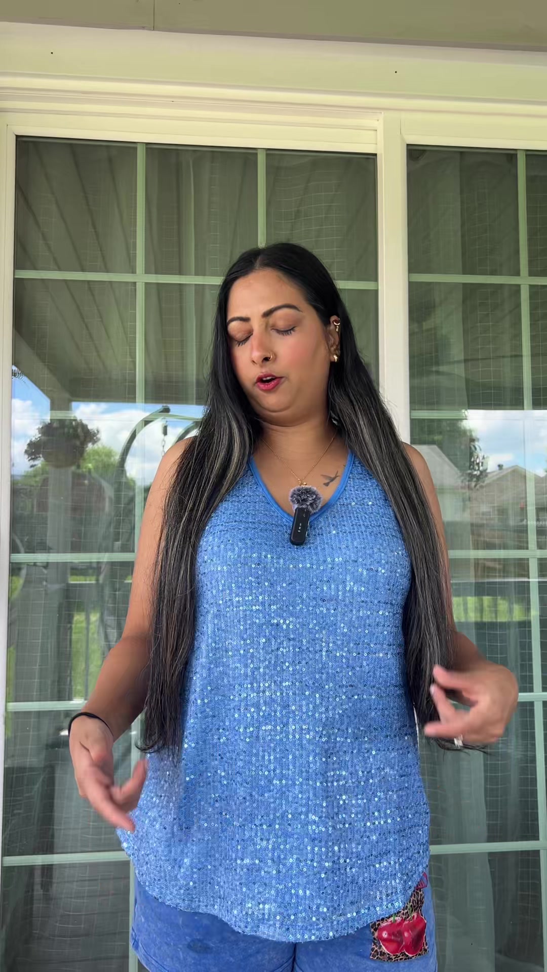 TikTok post by @queenofmyking368 for Urban Diction. Caption reads: @UrbanDiction #tanktop#tiktokshopcreatorpicks....