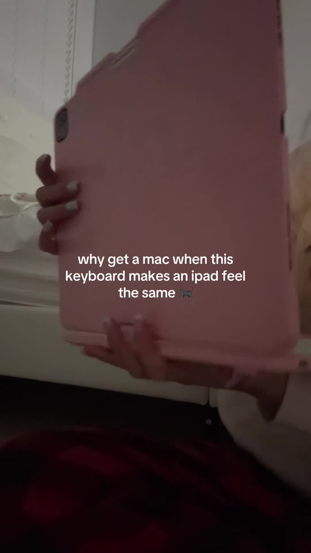 TikTok post by @lvhmel for Typecase. Caption reads: [...] it look like a laptop 🐈‍⬛ | THANK YOU....