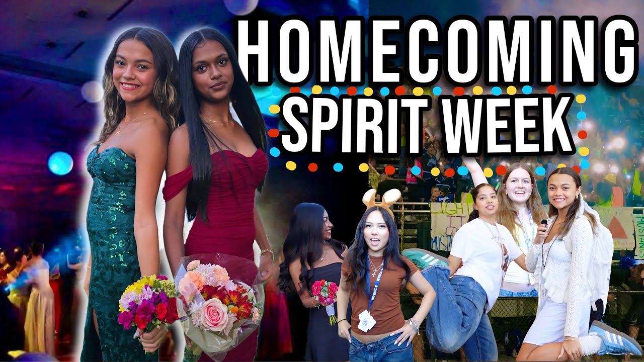 YouTube post by @echobrownevlogs for Avatara Skin. Caption reads: High School SPIRIT WEEK in My Life | Homecoming....