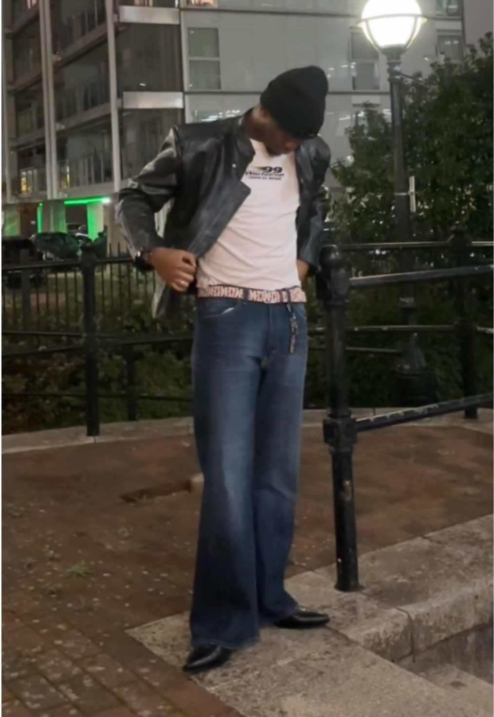 TikTok post by @fadztax for Swole Panda. Caption reads: @Swole Panda 🐼 on the belt, SAMUEL10 for a [...].