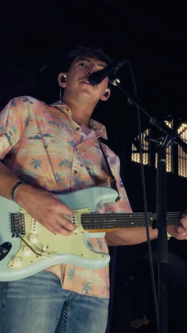 Instagram post by @officialwyattflores for Fender. Caption reads: Head backstage with @officialwyattflores and his....