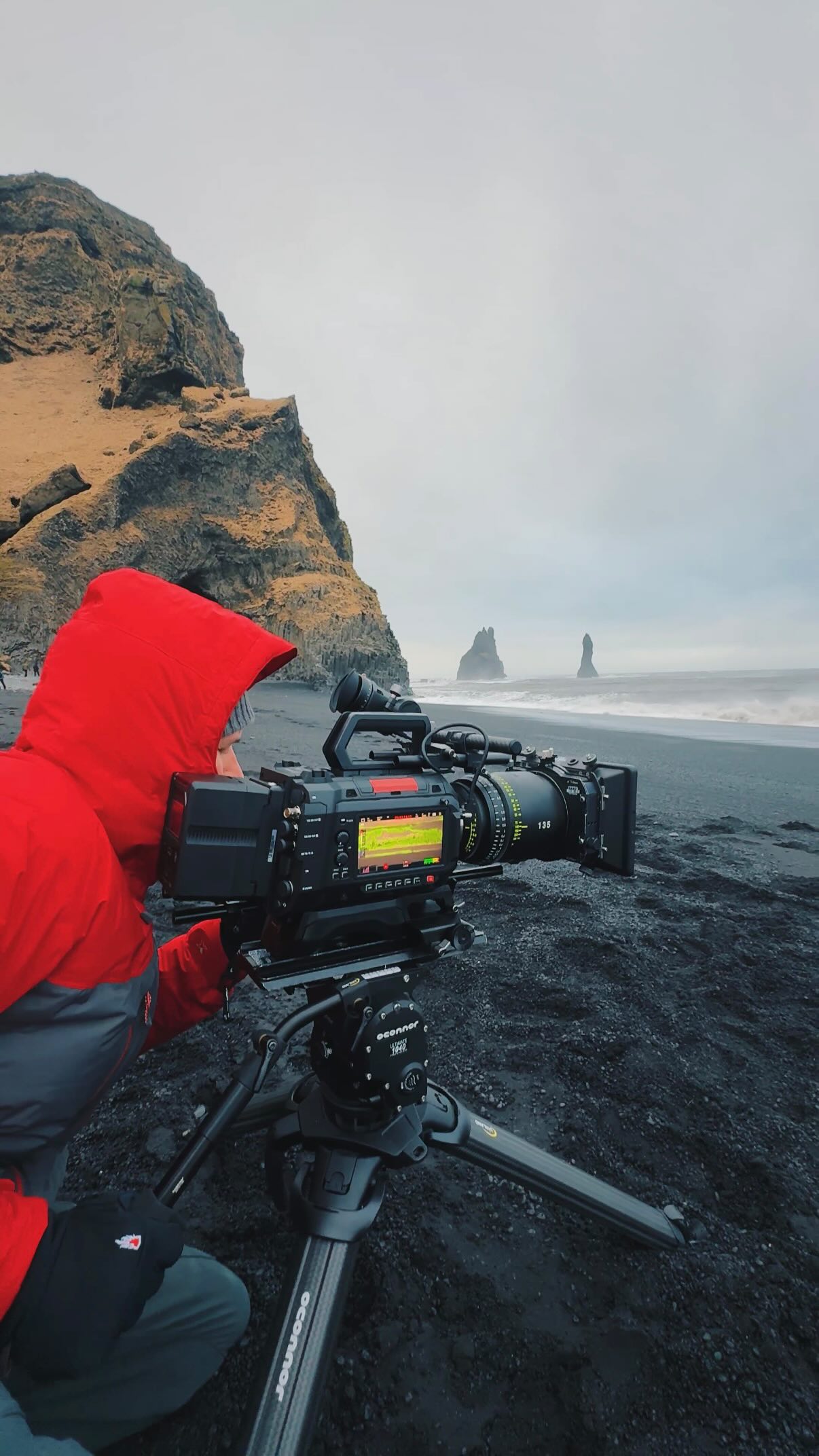 Instagram post by @filmmkrs for FilmConvert. Caption reads: The Setup VS The Shots | 17K in Iceland....