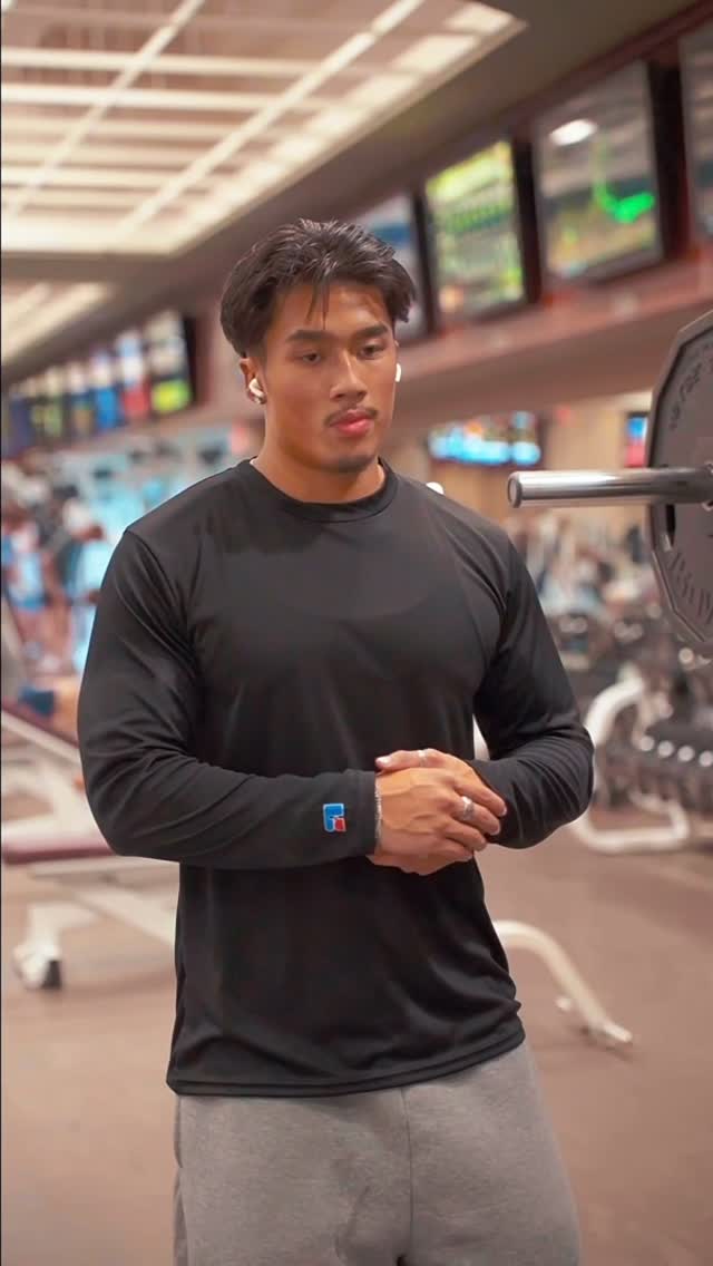 Instagram post by @victorluong for Russell Athletic. Caption reads: Staying Active and Sharp
My Day in a Life with....