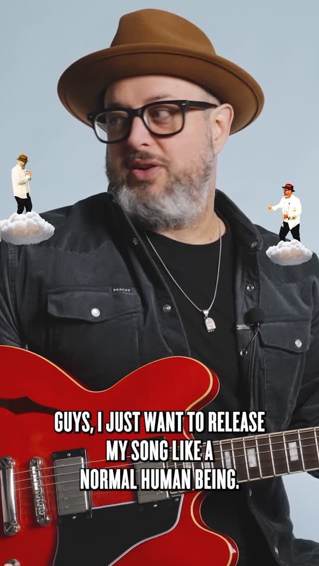 Instagram post by @martyschwartz for DistroKid. Caption reads: [...] Skip the paperwork, and bad advice.....