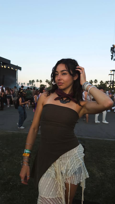 Instagram post by @myreeeeeen for Electrolit. Caption reads: Back at @electrolit’s Coachella 5k for the 3rd....