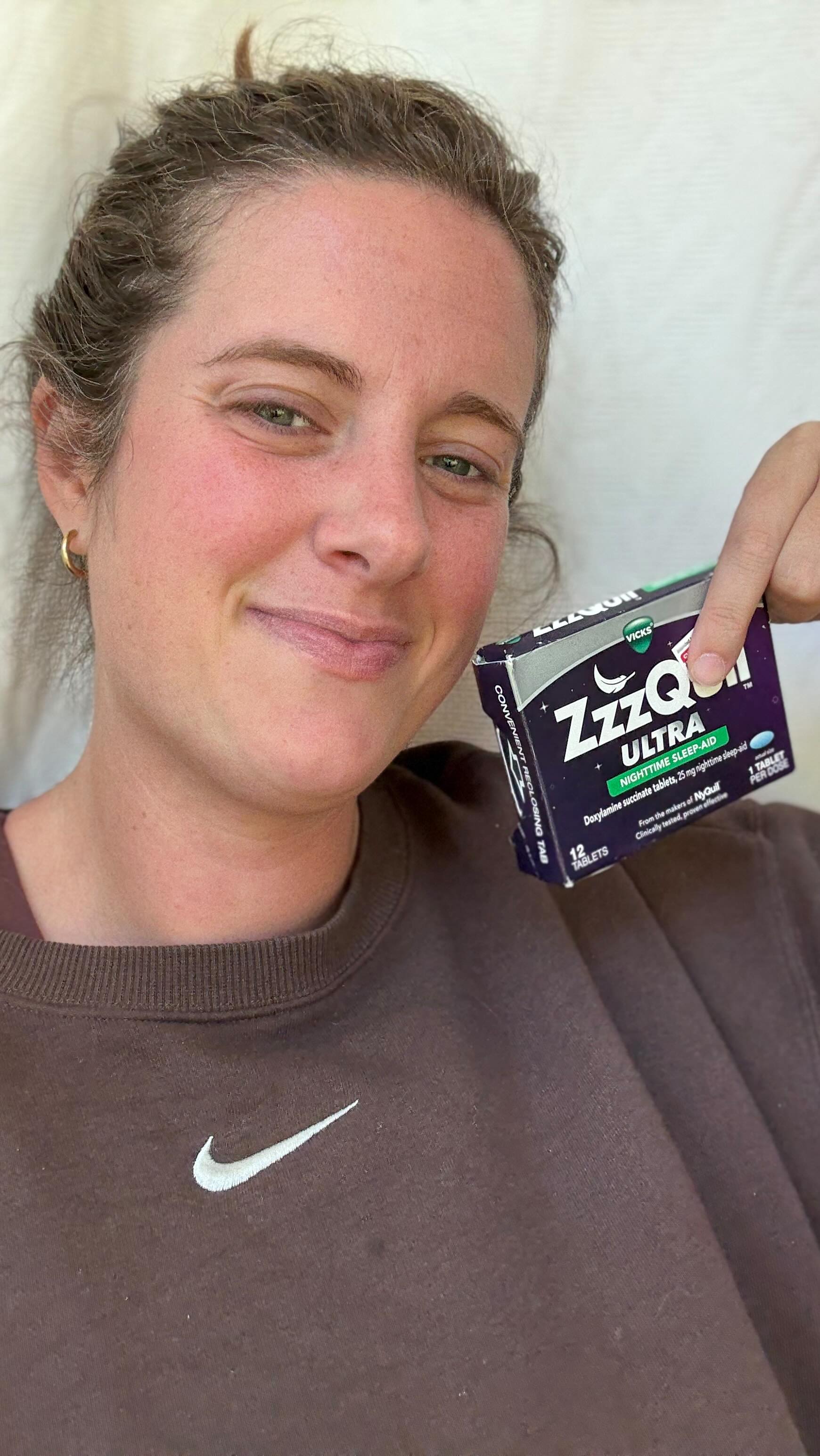 Instagram post by @torijjensen for ZzzQuil. Caption reads: #Ad #ZzzQuilpartner A nighttime routine fit for a....