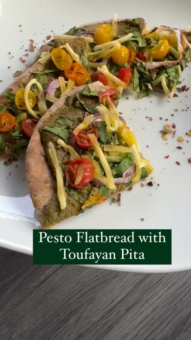 Instagram post by @berryveganplanet for Toufayan Bakeries. Caption reads: @toufayan breads and bagels are not only amazing....