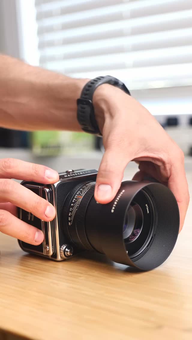 Instagram post by @_snappiness_ for Hasselblad. Caption reads: In collaboration with @hasselblad I am trying out....