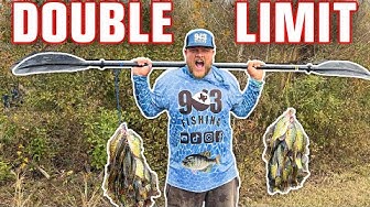 YouTube post by @903fishing for Piscifun. Caption reads: LIMIT X2‼️ 50 WINTER CREEK CRAPPIE | 0....