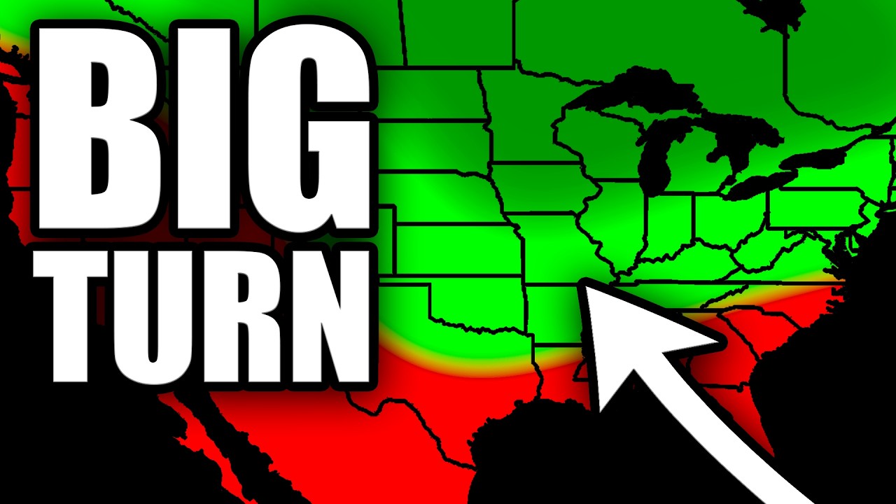 YouTube post by @RyanHallYall for Smalls. Caption reads: A National Pattern Flip Will Bring HEAVY Snow....