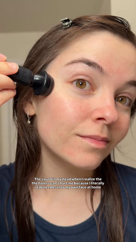 Instagram post by @allywithacne for Banish. Caption reads: What more can I say 🤭 #banishpartner....