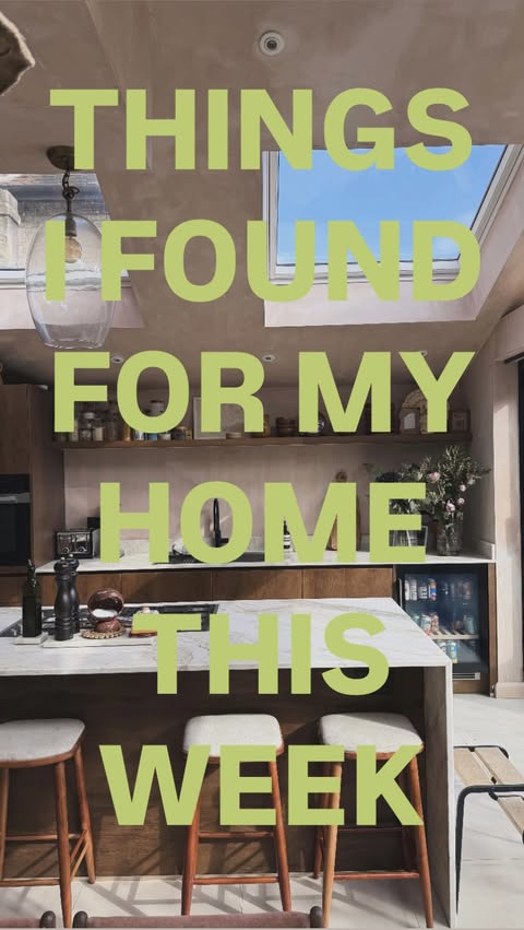 Instagram post by @houseonthecircus for MADE.com. Caption reads: Things I found for my home this week One day....