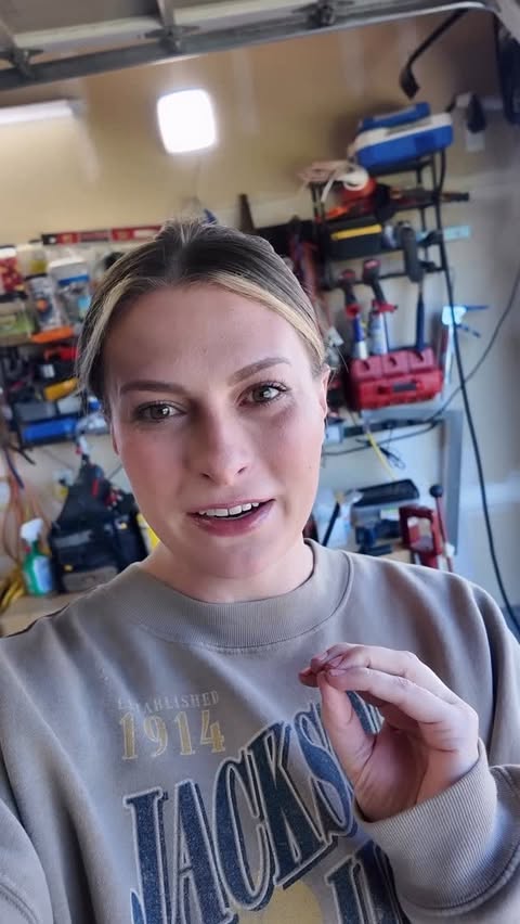 Instagram post by @jessicabmathie for Sterilite. Caption reads: [...] just in time for spring rain using....