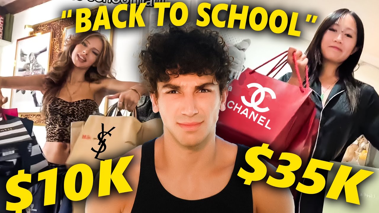 YouTube post by @RebalD for YouNow. Caption reads: Lets NOT go Back to School 🤦💰.