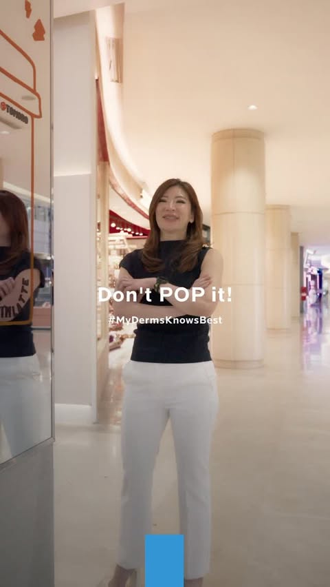 Instagram post by @dr.innejane for Loreal. Caption reads: 🚨 Stop Popping!! Tangan Jahil Jauhi Jerawat! 🚨....