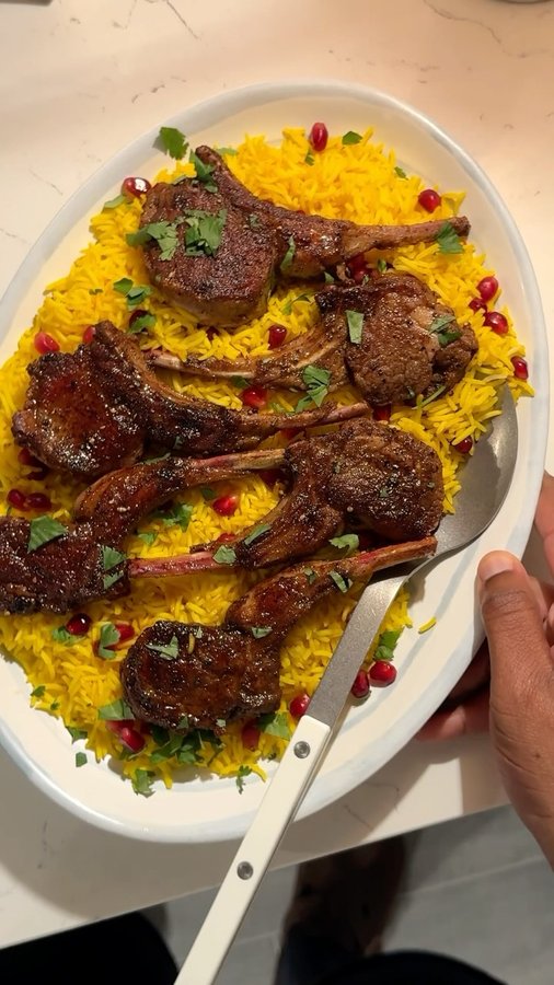 Instagram post by @butterbeready for Success Rice. Caption reads: #ad //…yessirrrskiiiii, another weeknight banger....