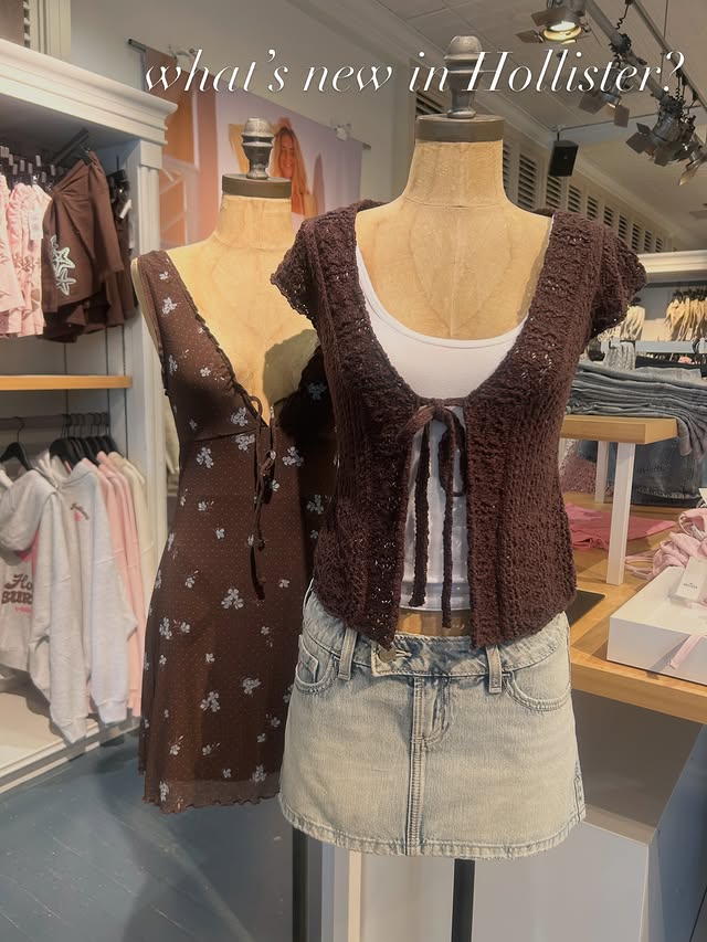Instagram post by @lilyofthevalley081 for hollister. Caption reads: #Hollisterpartner It’s official, summer clothes....