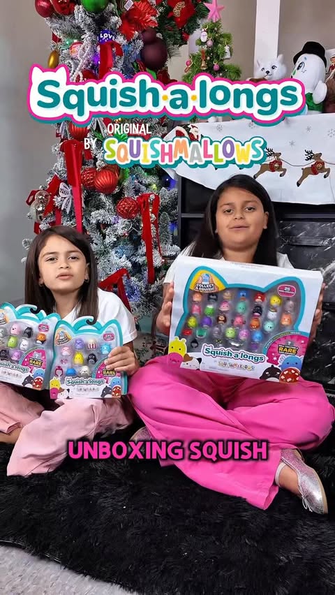 Instagram post by @haileyandbailey_ for Squishmallows. Caption reads: @squishalongs but make it MINI 🥹💫
Tiny toys, big....