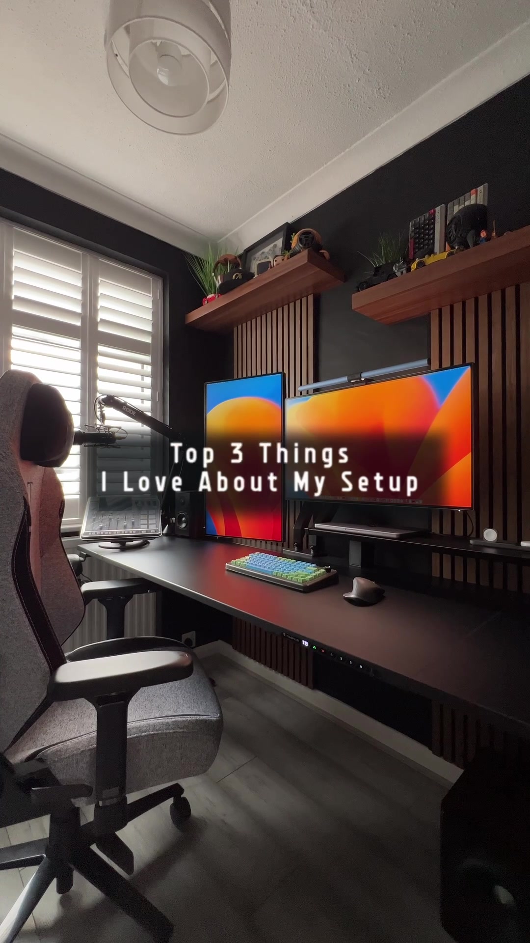 TikTok post by @gizmoegram for Secretlab. Caption reads: It’s that time of year again — the ultimate setup....