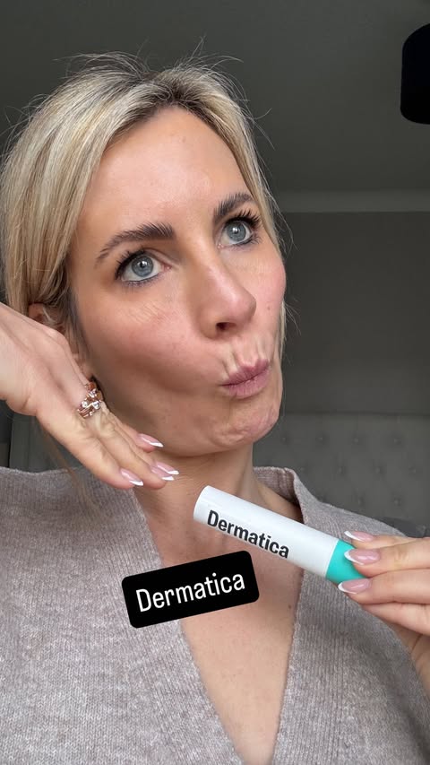 Instagram post by @hannaheastcomedy for Dermatica. Caption reads: I’ve been using Dermatica since March now. My....