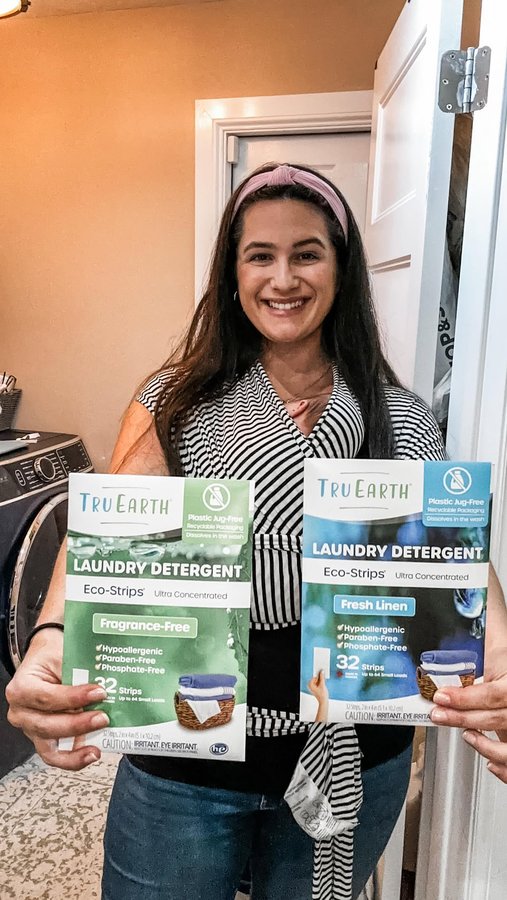 Instagram post by @treasurecoastmom for Tru Earth. Caption reads: [...] get one free! #sponsored 

Love these....