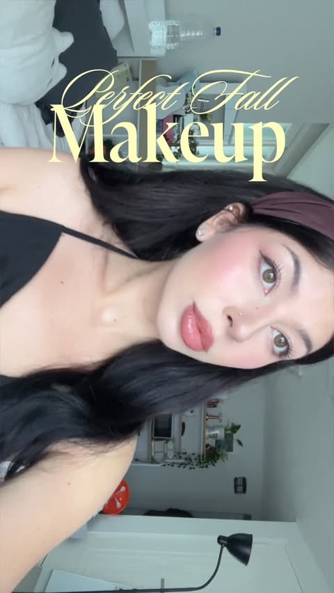 Instagram post by @camijksg for Picky. Caption reads: The perfect fall makeup with @banilaco_official....