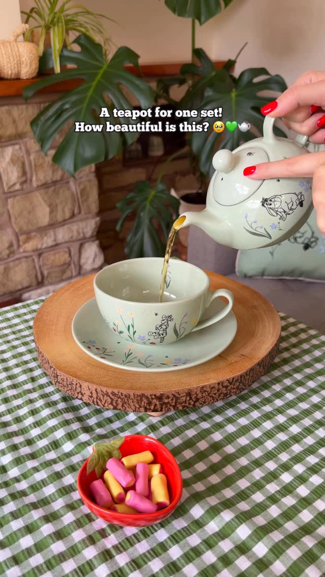 Instagram post by an influencer for Disney Store UK. Caption reads: [...] the Pooh Collection from Disney Store UK is....
