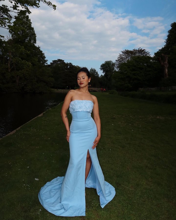 Instagram post by @ehongnahlohorungrai for COCOMELODY. Caption reads: [...] princess in this stunning gown from....