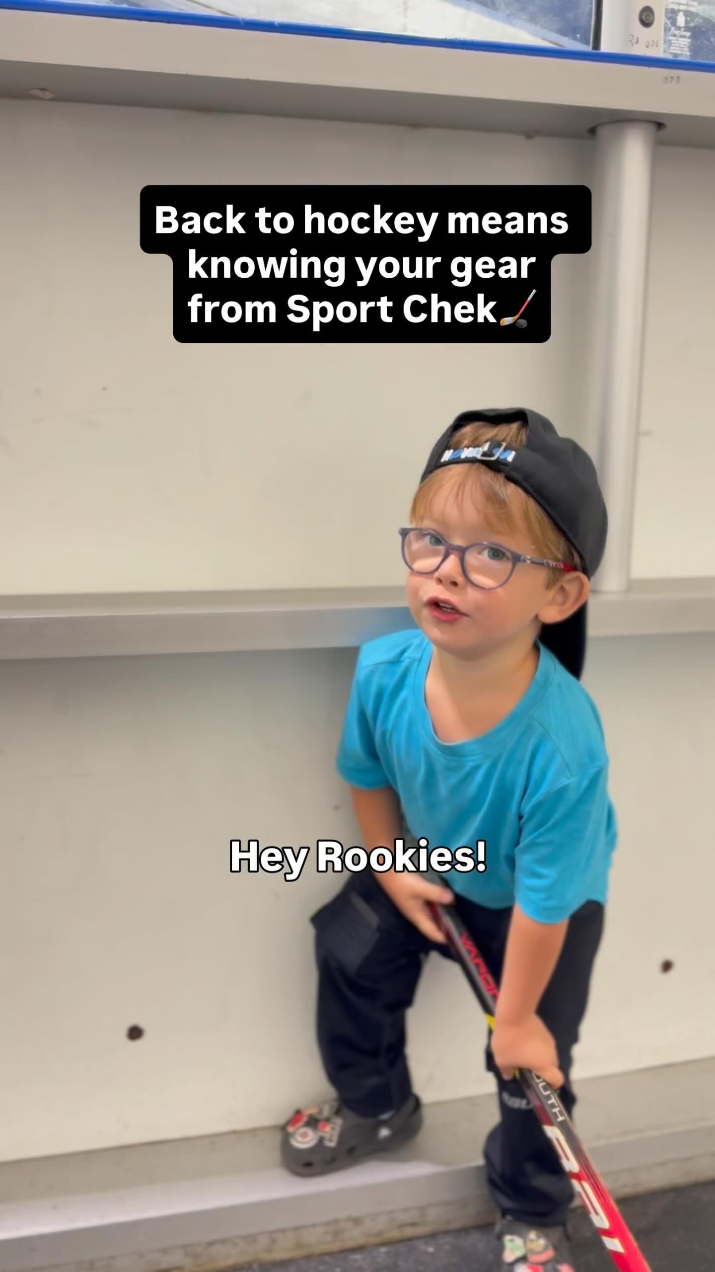 Instagram post by @connormacdangles for Sport Chek. Caption reads: Let’s test your hockey IQ 🏒
Connor’s putting....
