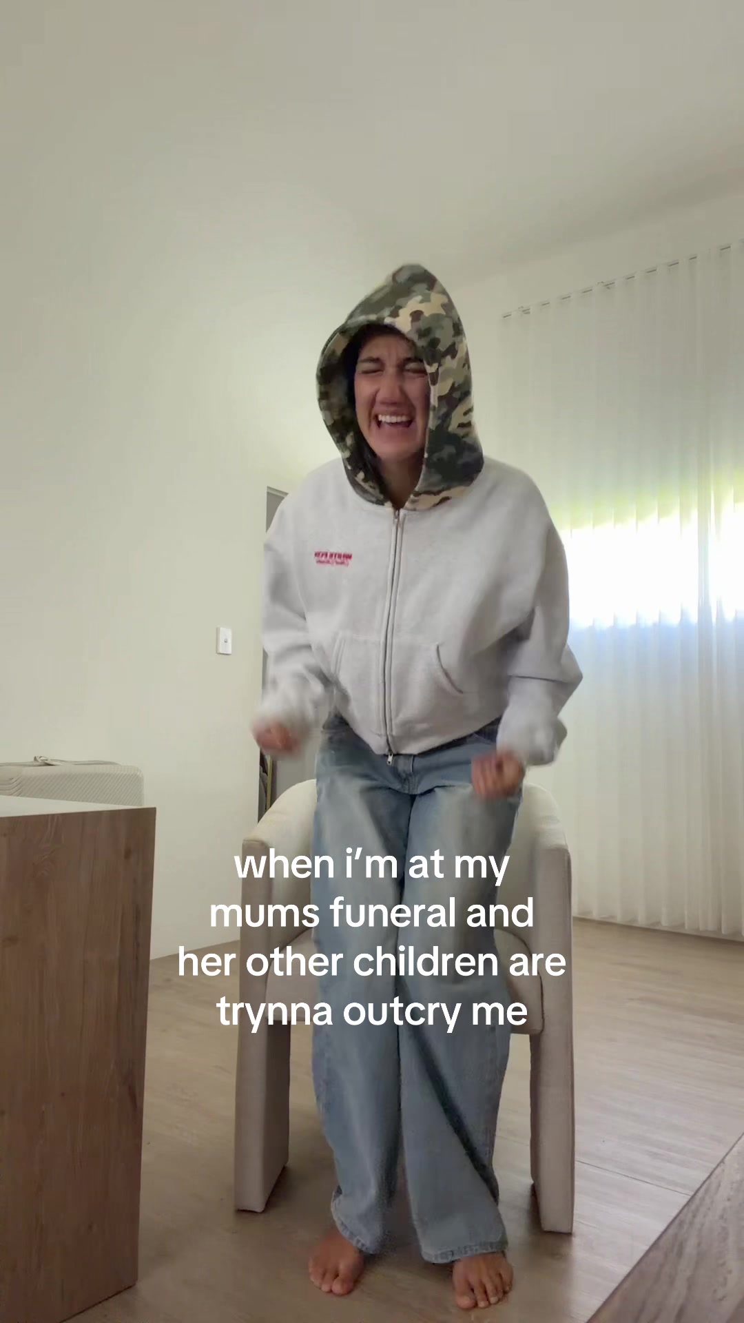 TikTok post by @aaliyahsteedmann for White Fox Boutique. Caption reads: back off she’s my mother @White Fox Boutique....
