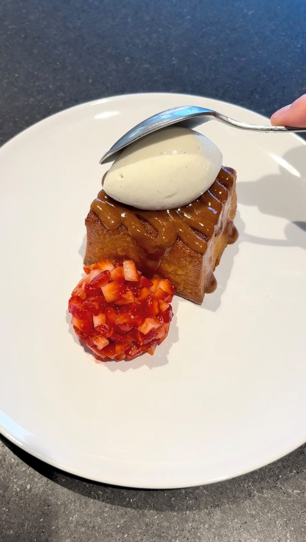 Instagram post by @mightysugar for ThermoWorks. Caption reads: French Toast (or Pain Perdu 🇫🇷) is one of my....