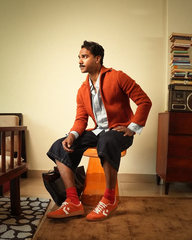 Instagram post by @subojeetttt for Converse. Caption reads: [...] The shoes just made it happen. Converse All....