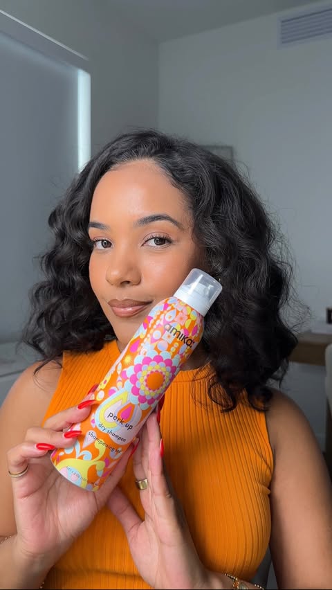 Instagram post by @jessicarmonaxo for amika. Caption reads: [...] time. Grab them for 30% off on Amazon 🧡....