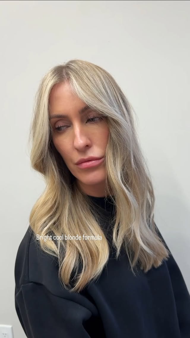Instagram post by @hairbylisamathews for COLORTRAK. Caption reads: [...] under salon must haves Foils @colortrak....