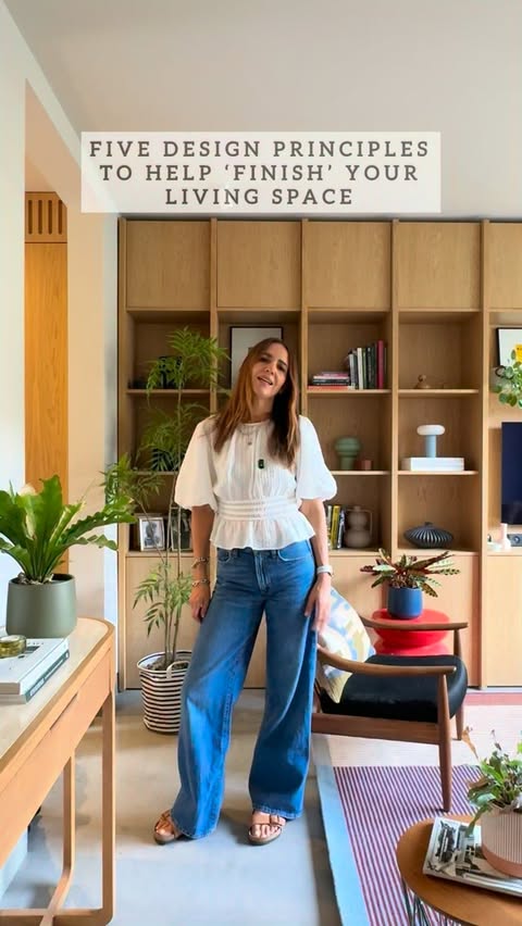 Instagram post by @houseobsessed for John Lewis & Partners. Caption reads: ‘ F I N I S H I N G ’ Y O U R L I V I N G R O O M....