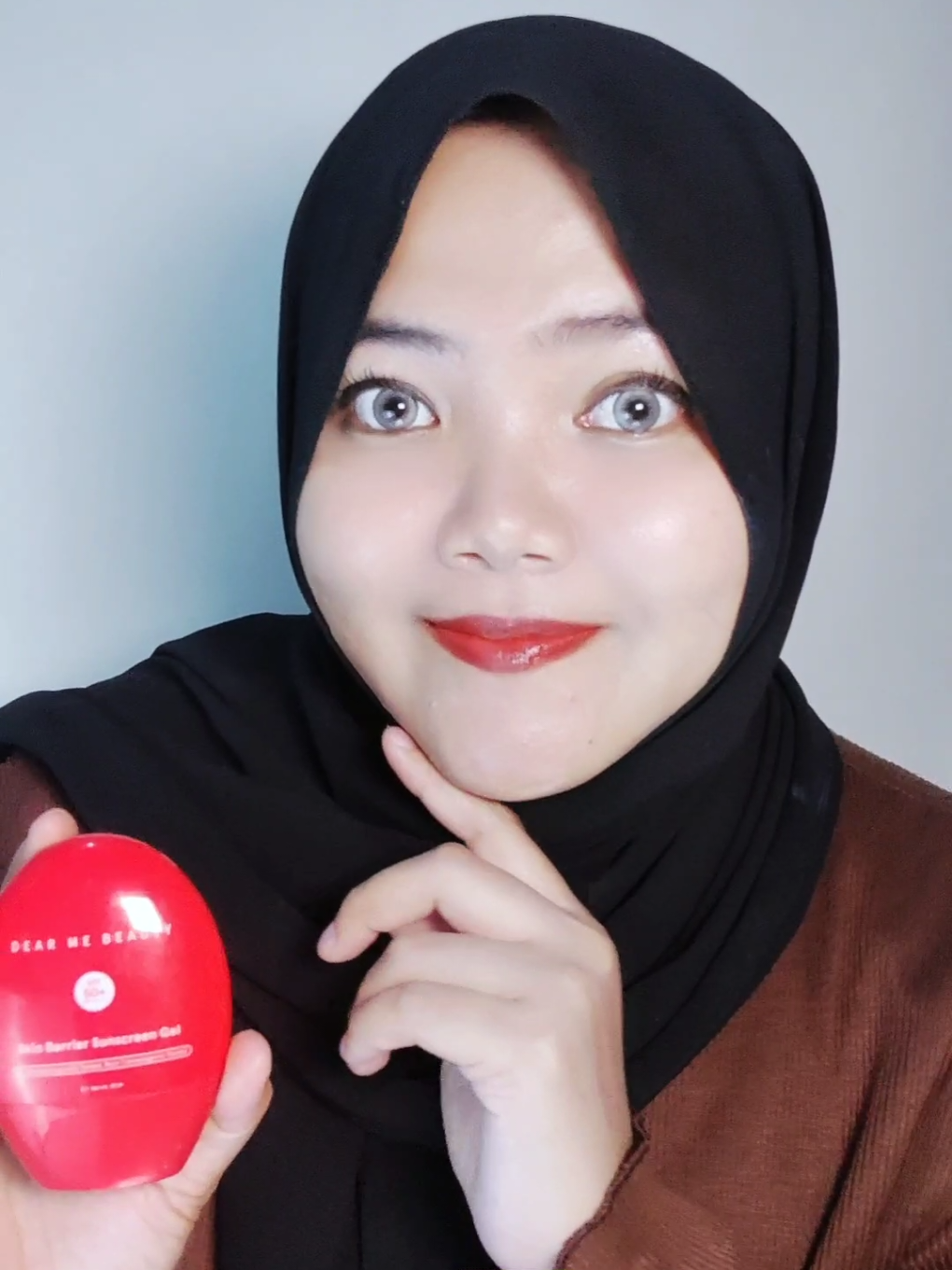 TikTok post by @murnidwikartika8 for Dear Me Beauty. Caption reads: [...] gemes, mudah dibawa kemana aja 💕....