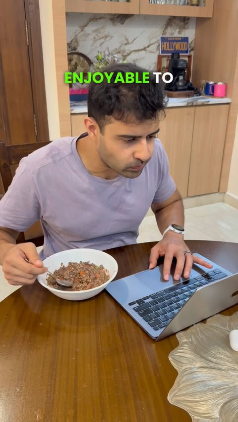 Instagram post by @grovershashank for Alpino. Caption reads: [...] and recovery after training.....