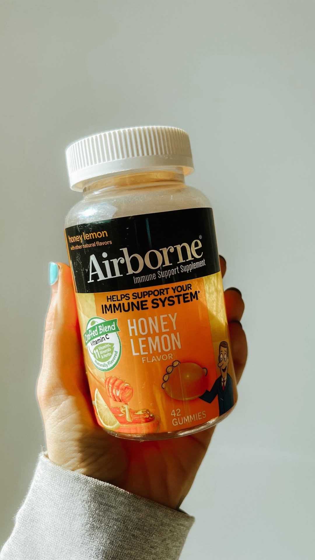 Instagram post by @nicole_thenomad for Airborne. Caption reads: As a nomad, I'm never in one place for very long....