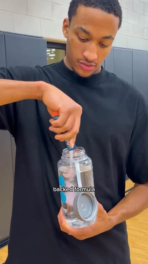 Instagram post by @elllio for DripDrop. Caption reads: [...] and back-to-back games, @drinkdripdrop keeps....