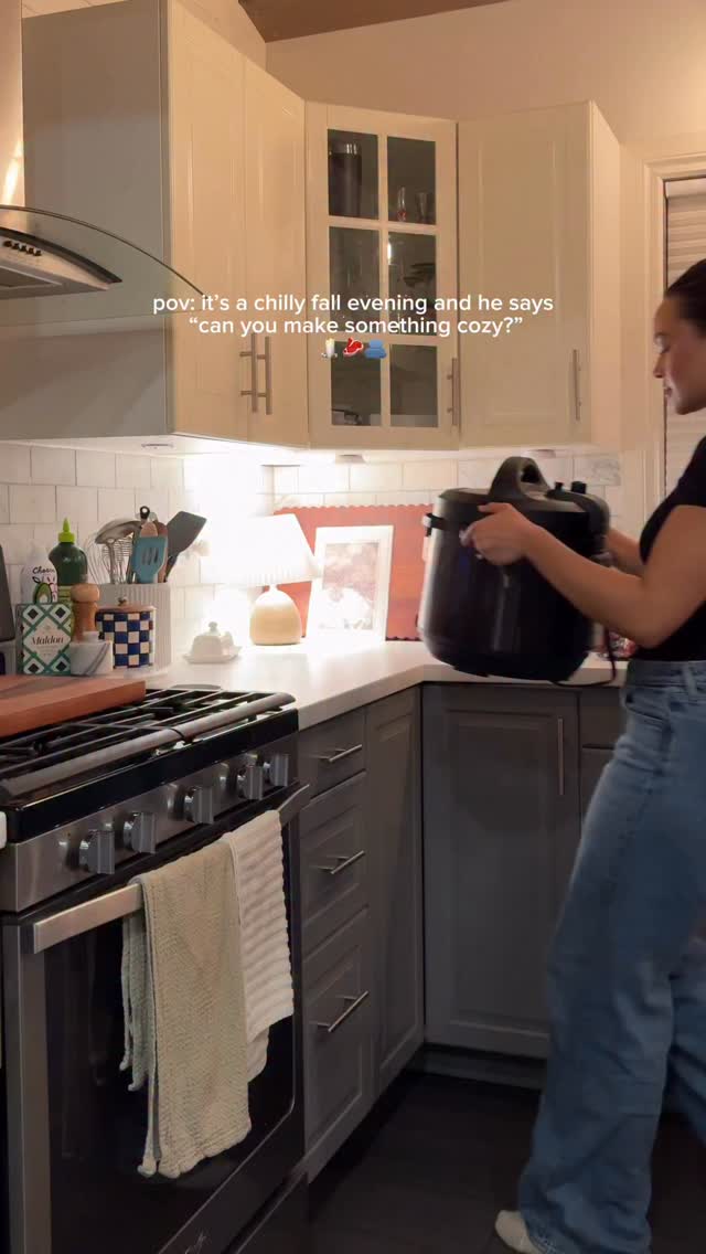 Instagram post by @rachelalexandraa for Instant Pot. Caption reads: sometimes you just need a comforting meal that....