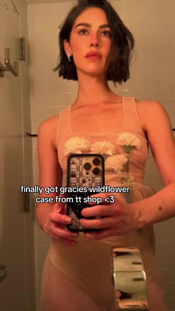 TikTok post by @.starsify for Wildflower Cases. Caption reads: it’s my favorite!! #wildflower #wildflowercases....