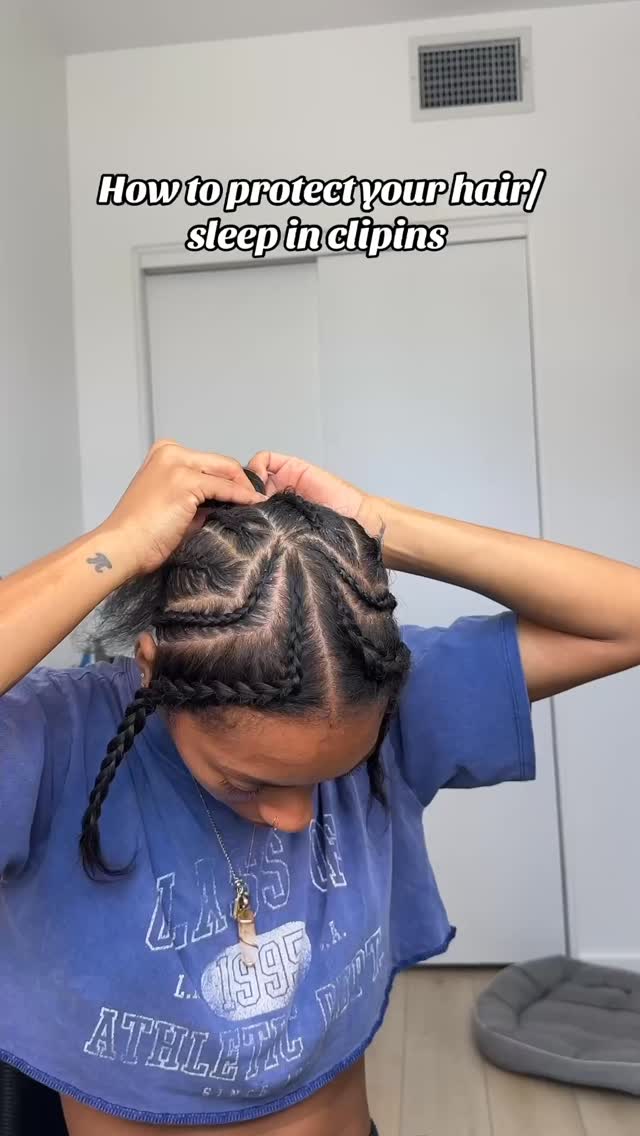 Instagram post by @lovelybryana for Curlsqueen. Caption reads: The best way to get your wear out of clipins....