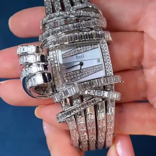 Instagram post by @katerina_perez for Piaget. Caption reads: [Your Top 9] This isn’t just a watch – it’s a 2....