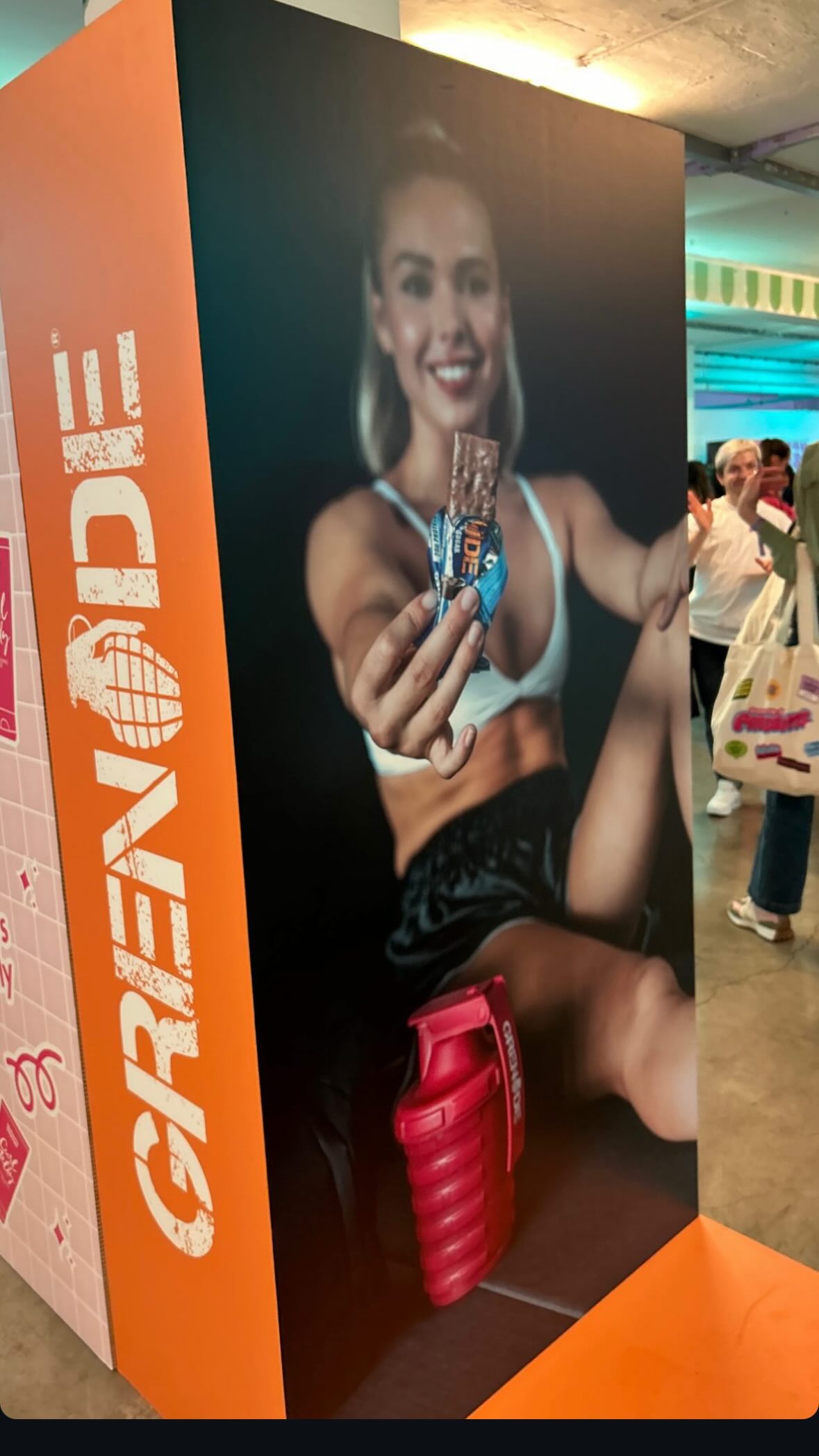 Instagram post by @mia_trevorrow for Grenade. Caption reads: Just a bunch of dangerous goofs really....