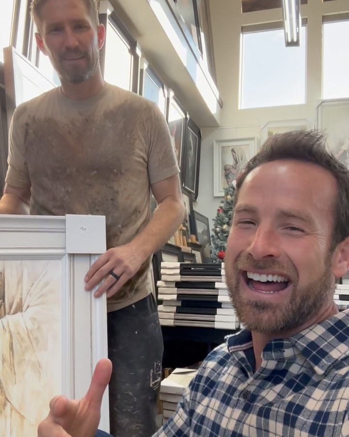 Instagram post by @bubbapage for Havenlight. Caption reads: [...] artist Dan Wilson and his publisher,....