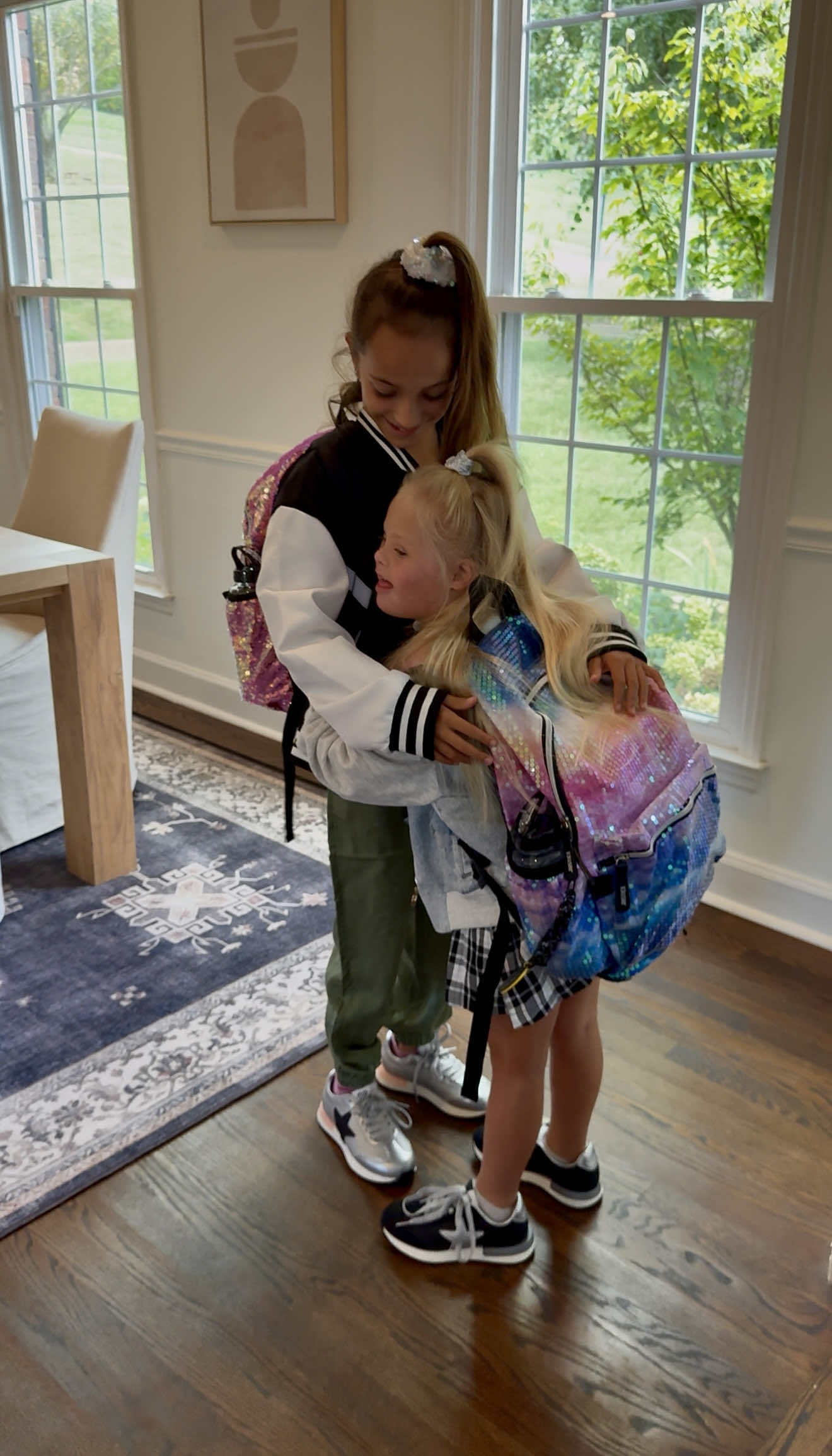 TikTok post by @kirstinczernek for Justice. Caption reads: #ad It’s officially back to school so we are....