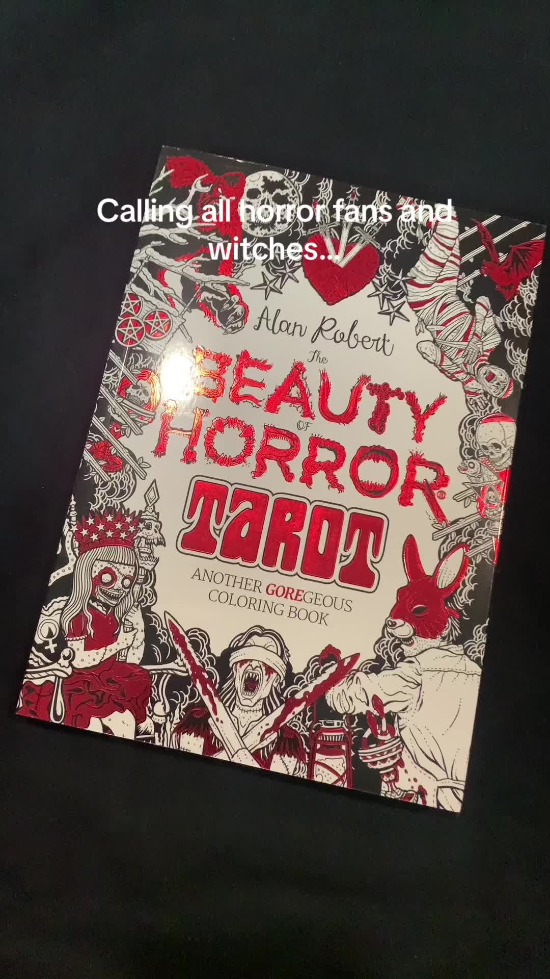 TikTok post by @altarvision for Idw Publishing. Caption reads: @IDW Publishing In love with this coloring book....